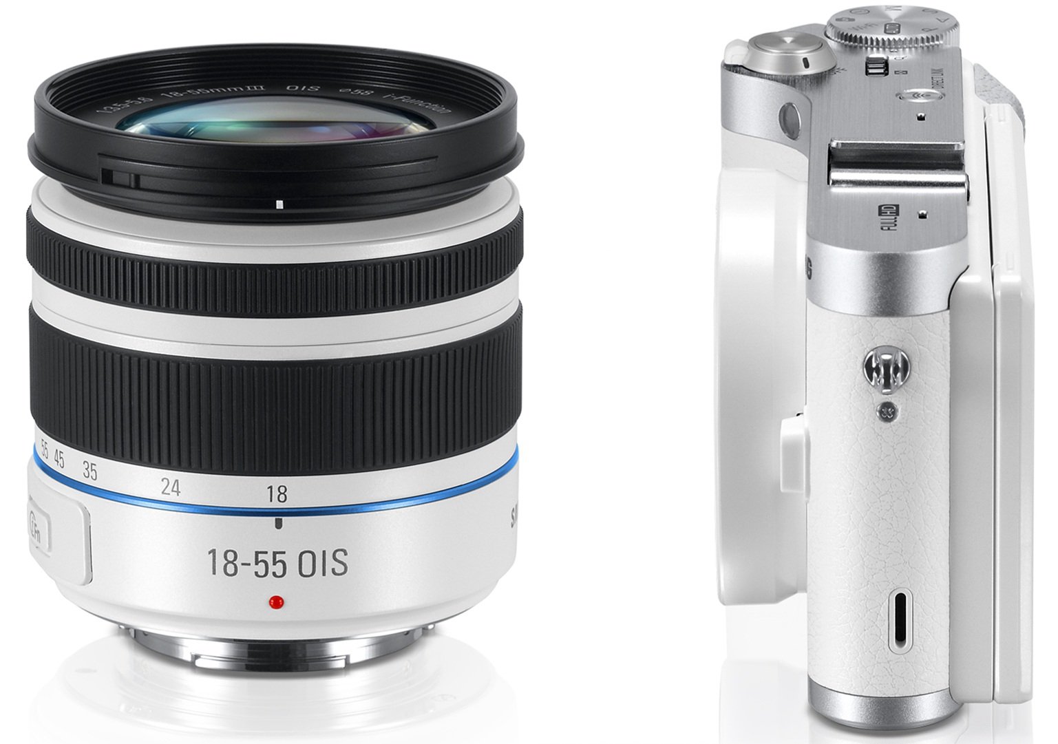 Цифровая фотокамера Samsung NX-300 + объектив 18-55mm III White